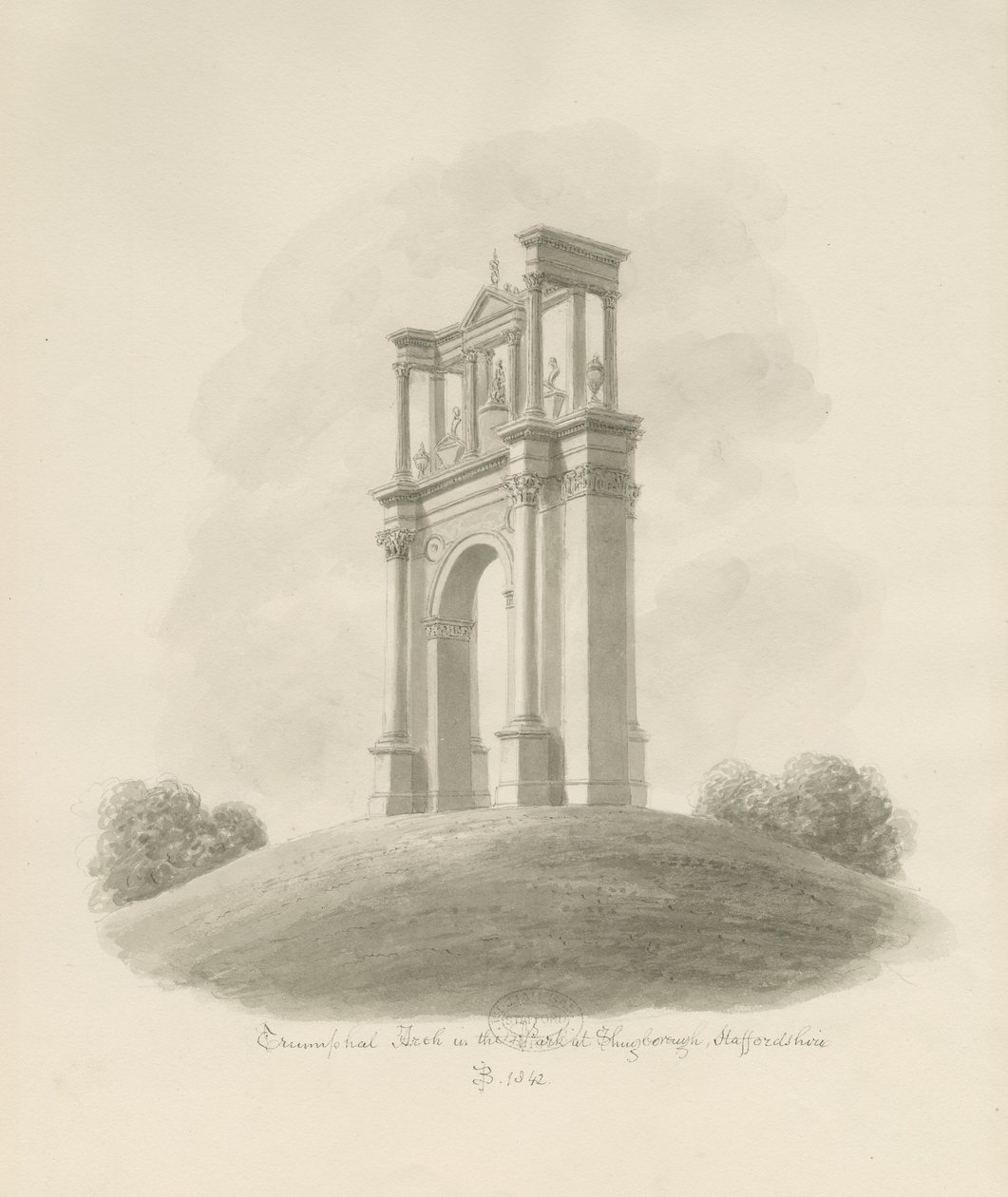 Shugborough - Arco di Trionfo da John Buckler