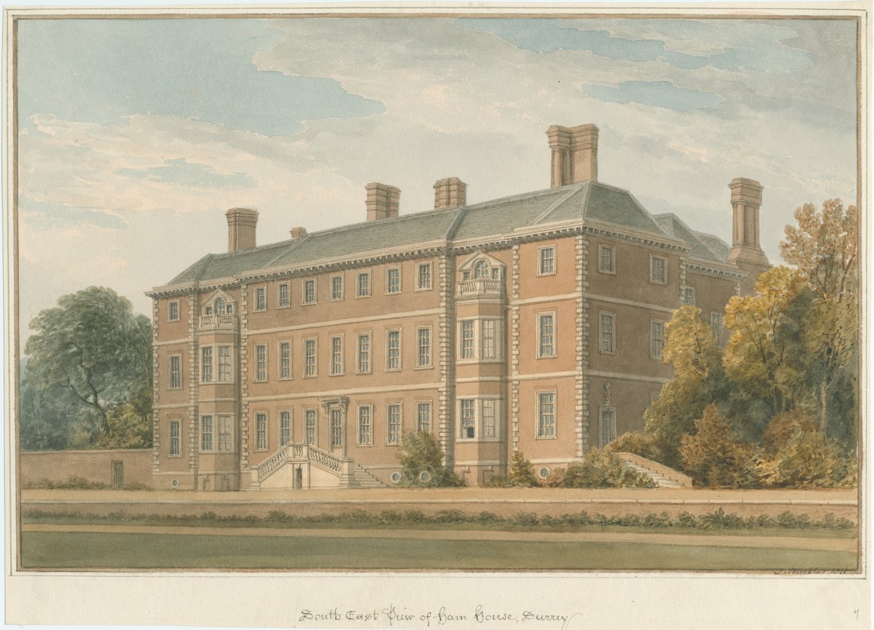 Surrey - Ham House da John Buckler