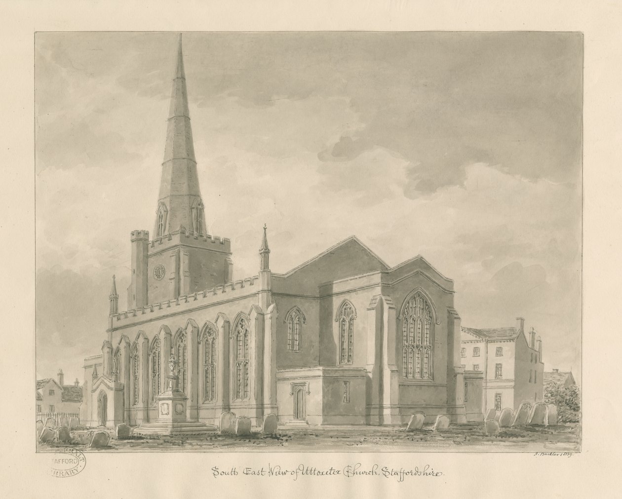 Chiesa di Uttoxeter [Nuova] da John Buckler