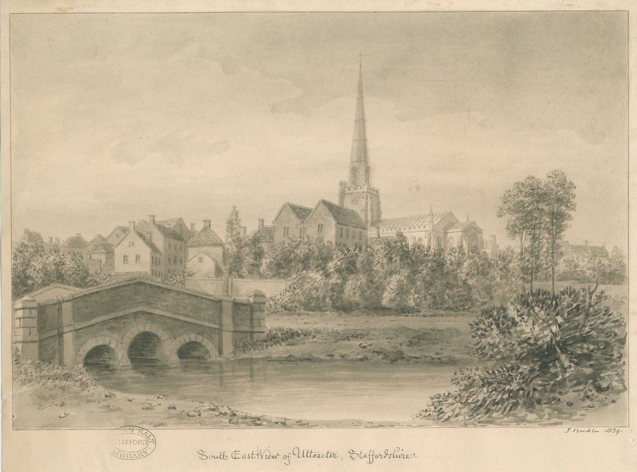Città di Uttoxeter da John Buckler