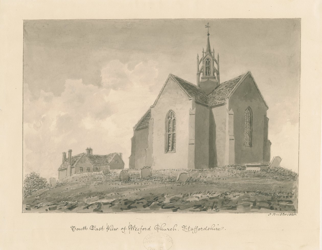 Weeford Church da John Buckler