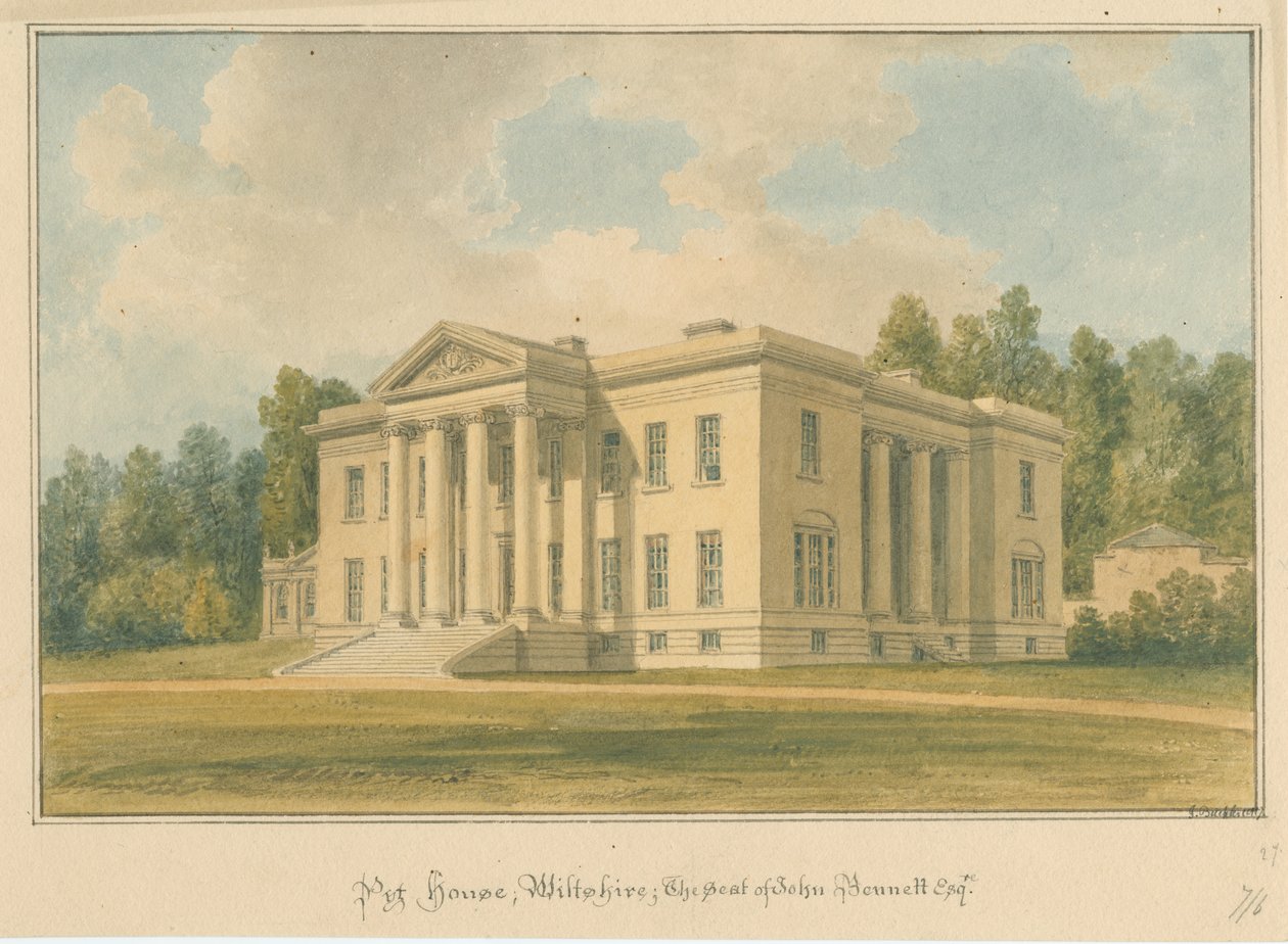Wiltshire - Pyt House da John Buckler