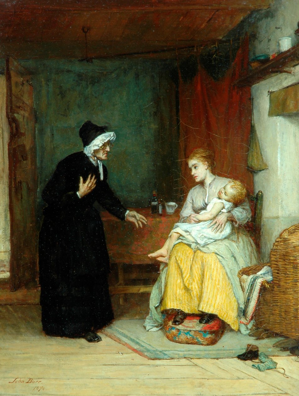 Momenti ansiosi, 1874 da John Burr