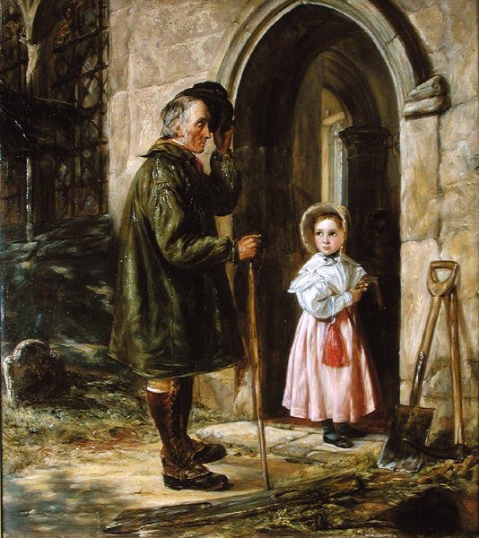Il contrasto: gioventù e vecchiaia da John Callcott Horsley