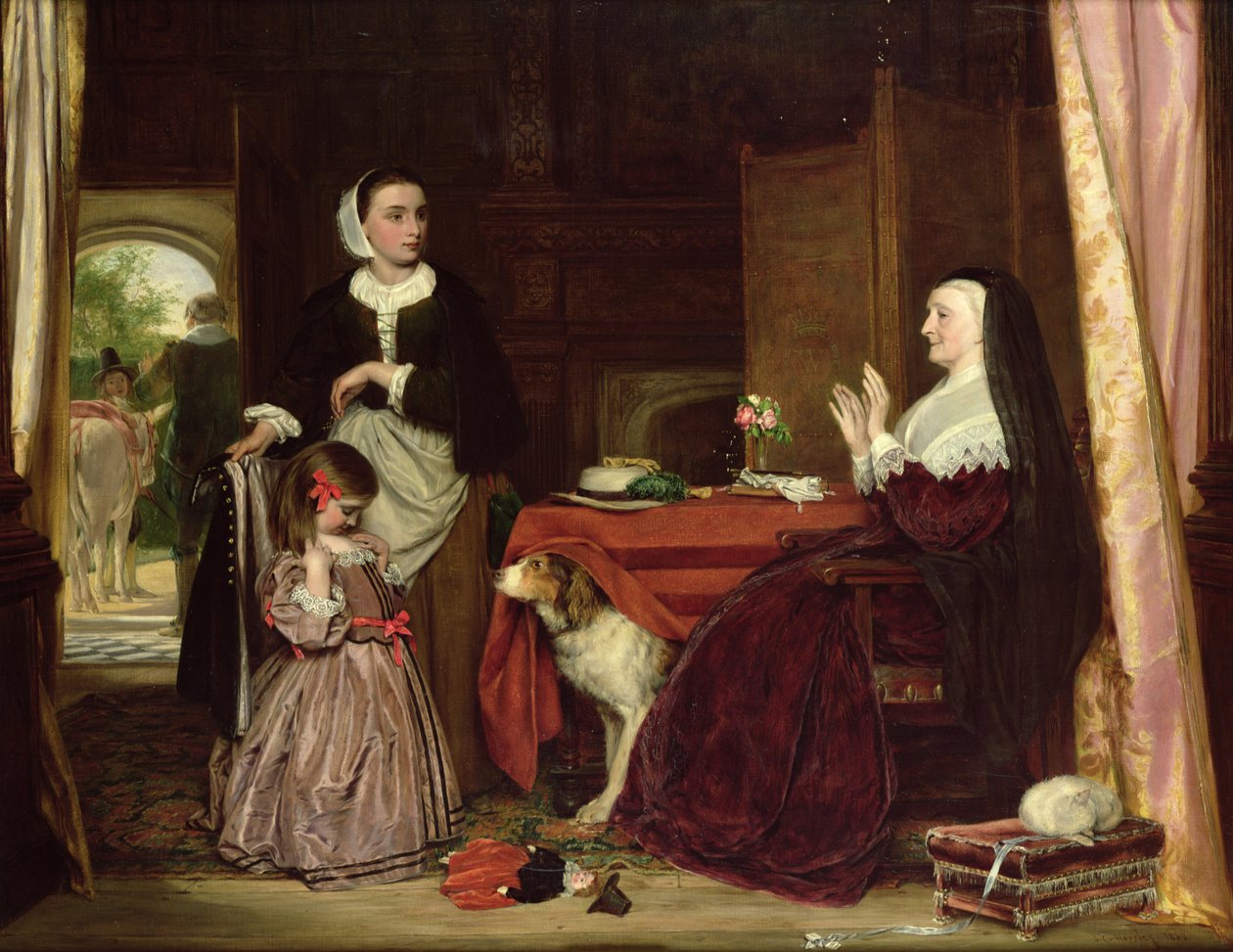 Il Vestito Nuovo, 1865 da John Callcott Horsley