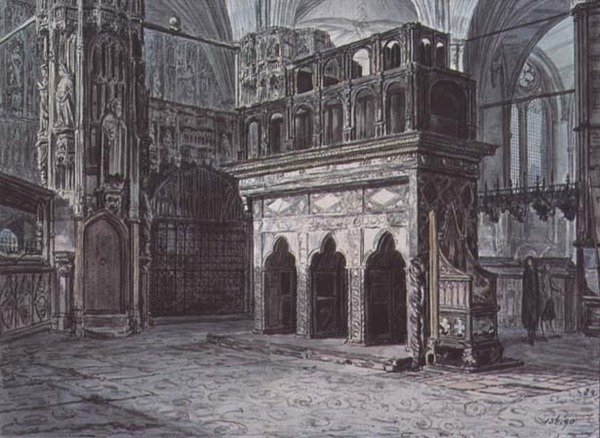 Cappella di Edoardo il Confessore, Abbazia di Westminster da John Carter