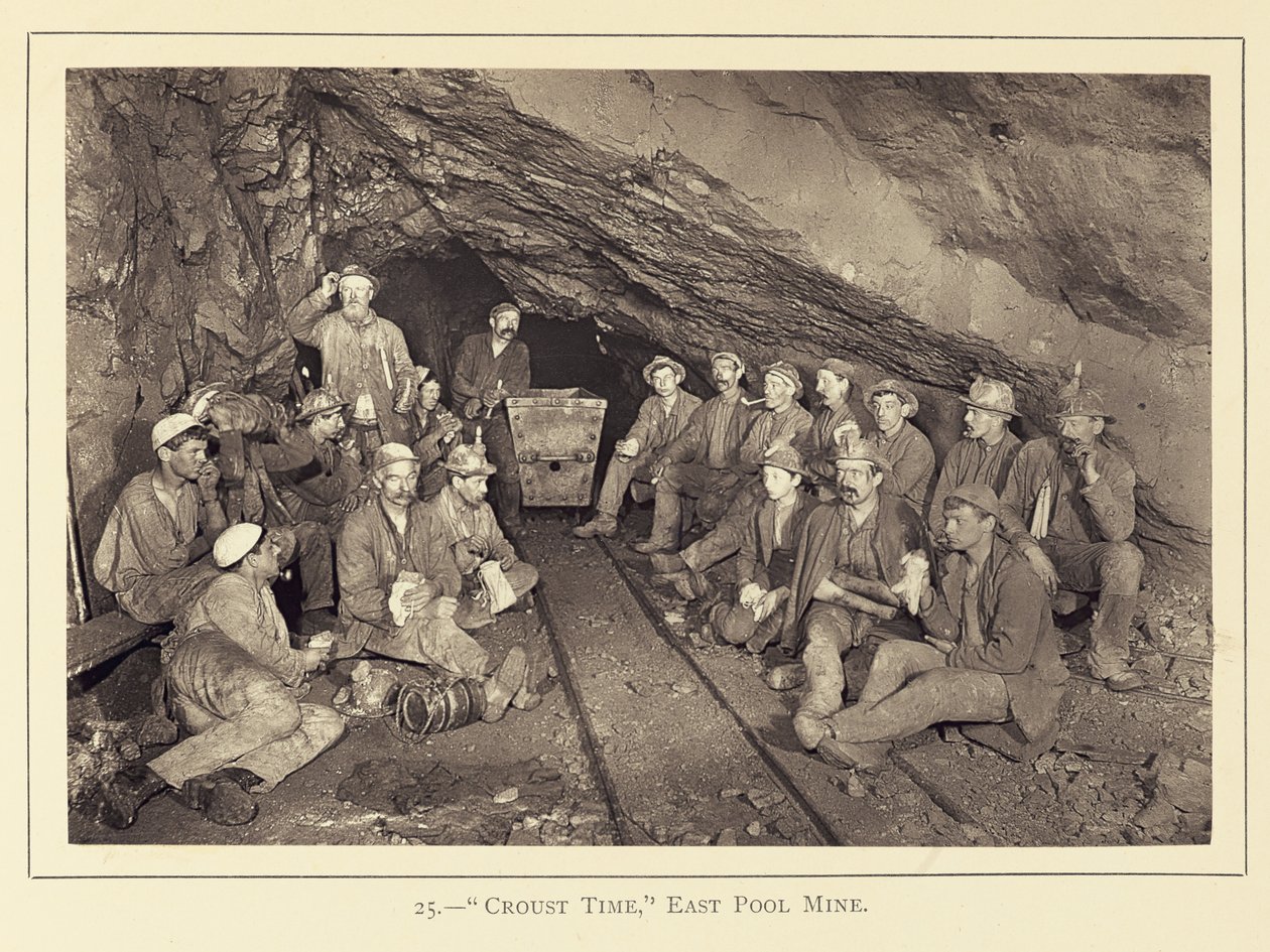 "Croust Time", miniera di East Pool da John Charles Burrow