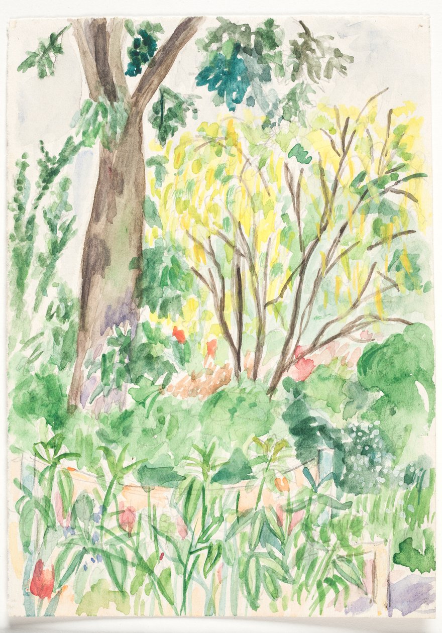 Pioggia dorata in un giardino da John Christensen