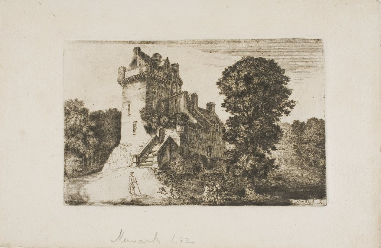 Castello di Newark da John Clerk of Eldin