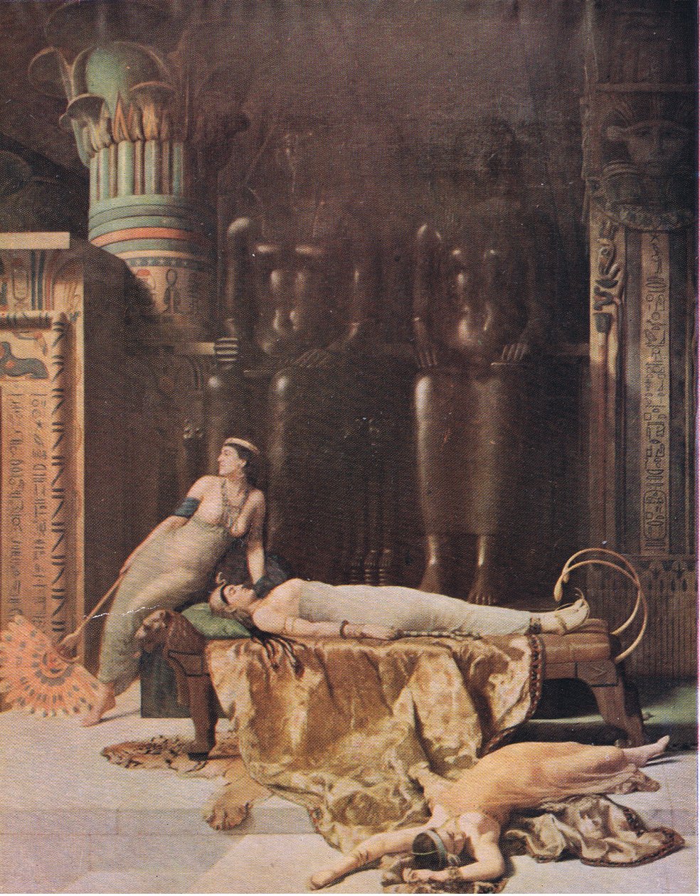 Morte di Cleopatra da John Collier