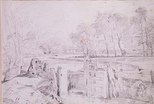 Una chiusa sullo Stour da John Constable