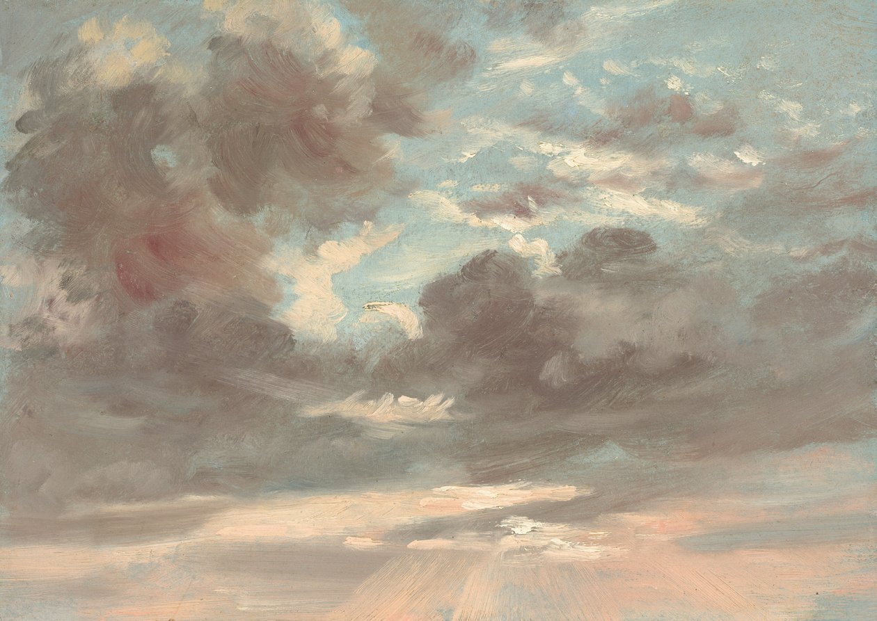 Studio di nuvole: Tramonto tempestoso da John Constable