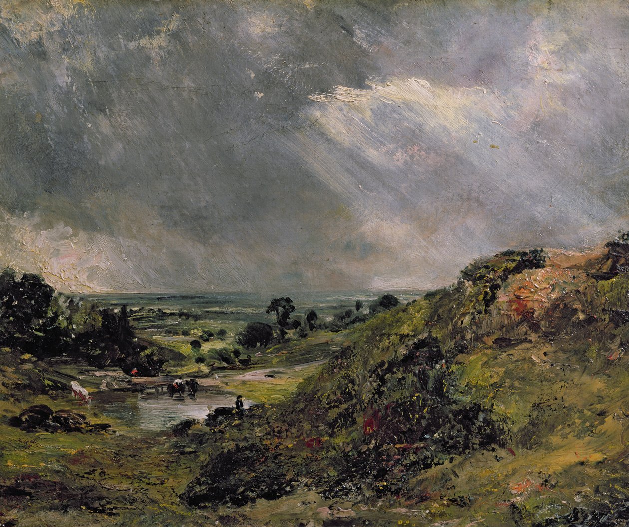 Hampstead Heath, Branch Hill Pond, 1828 da John Constable