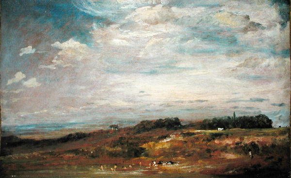 Hampstead Heath con bagnanti da John Constable