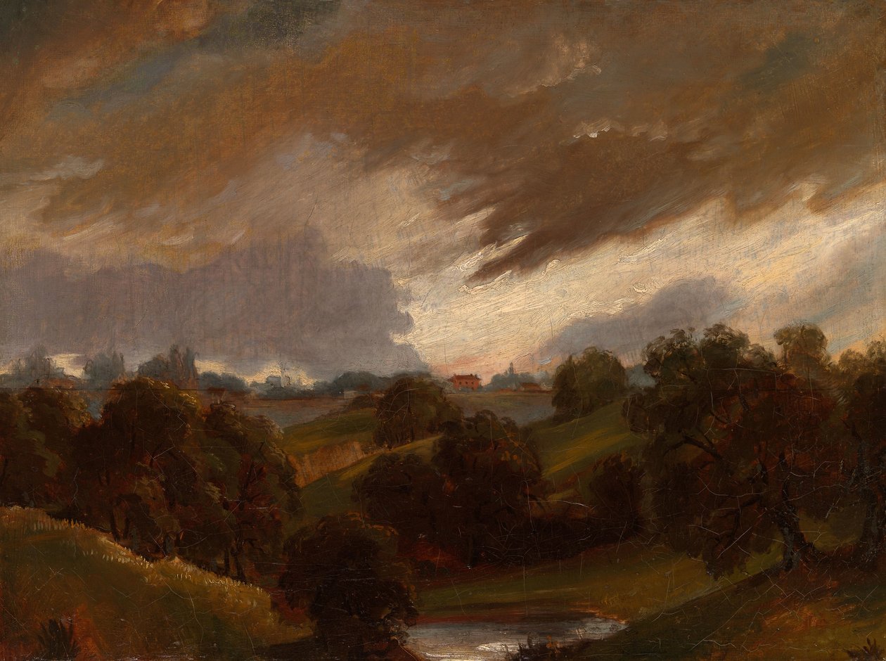 Hampstead, cielo tempestoso da John Constable