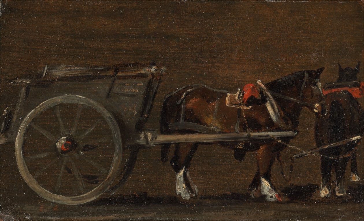 Cavallo e carro, ca. 1814 da John Constable