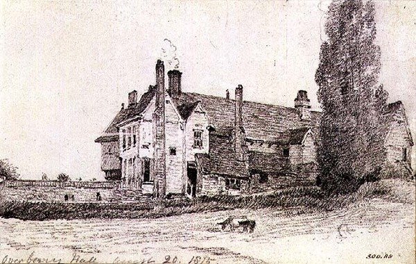 Overbury Hall, Suffolk da John Constable