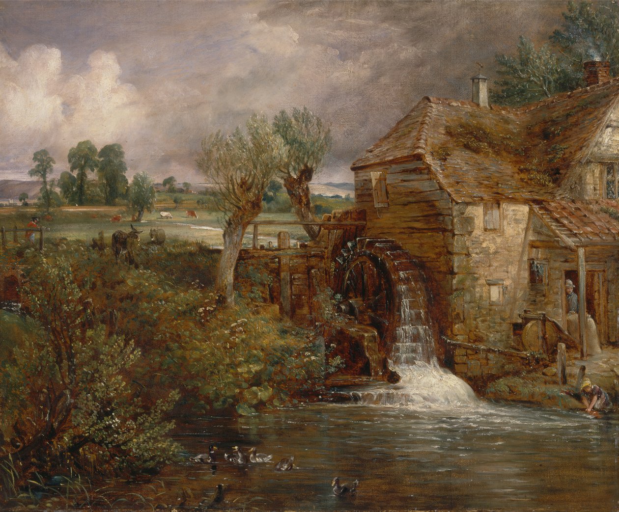 Mulino di Parham, Gillingham, ca. 1826 da John Constable