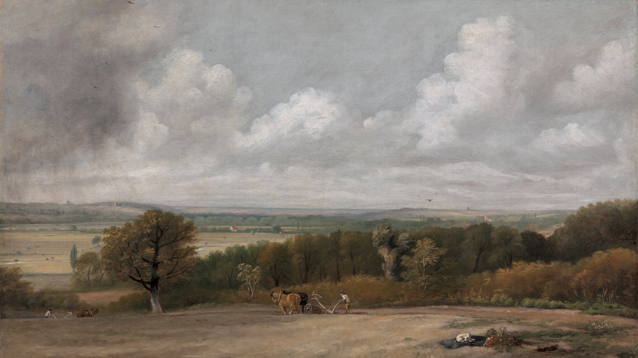 Scena di Aratura nel Suffolk da John Constable