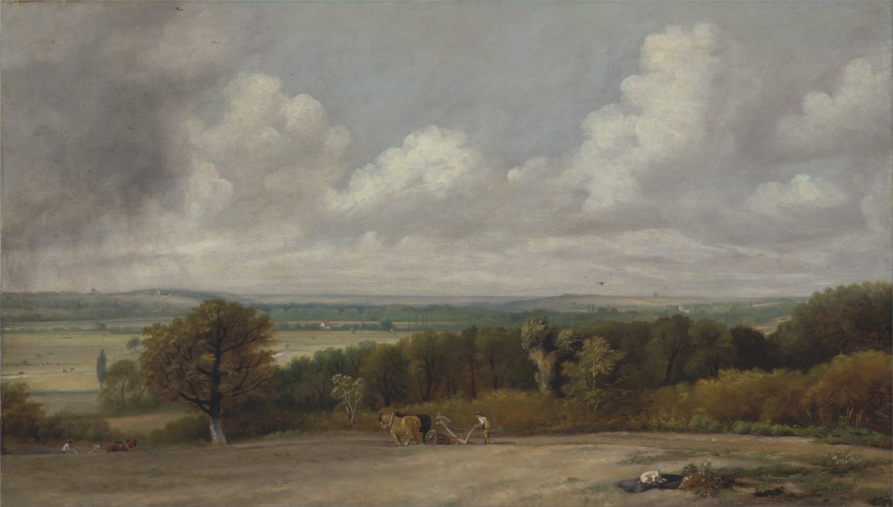 Scena di aratura nel Suffolk da John Constable