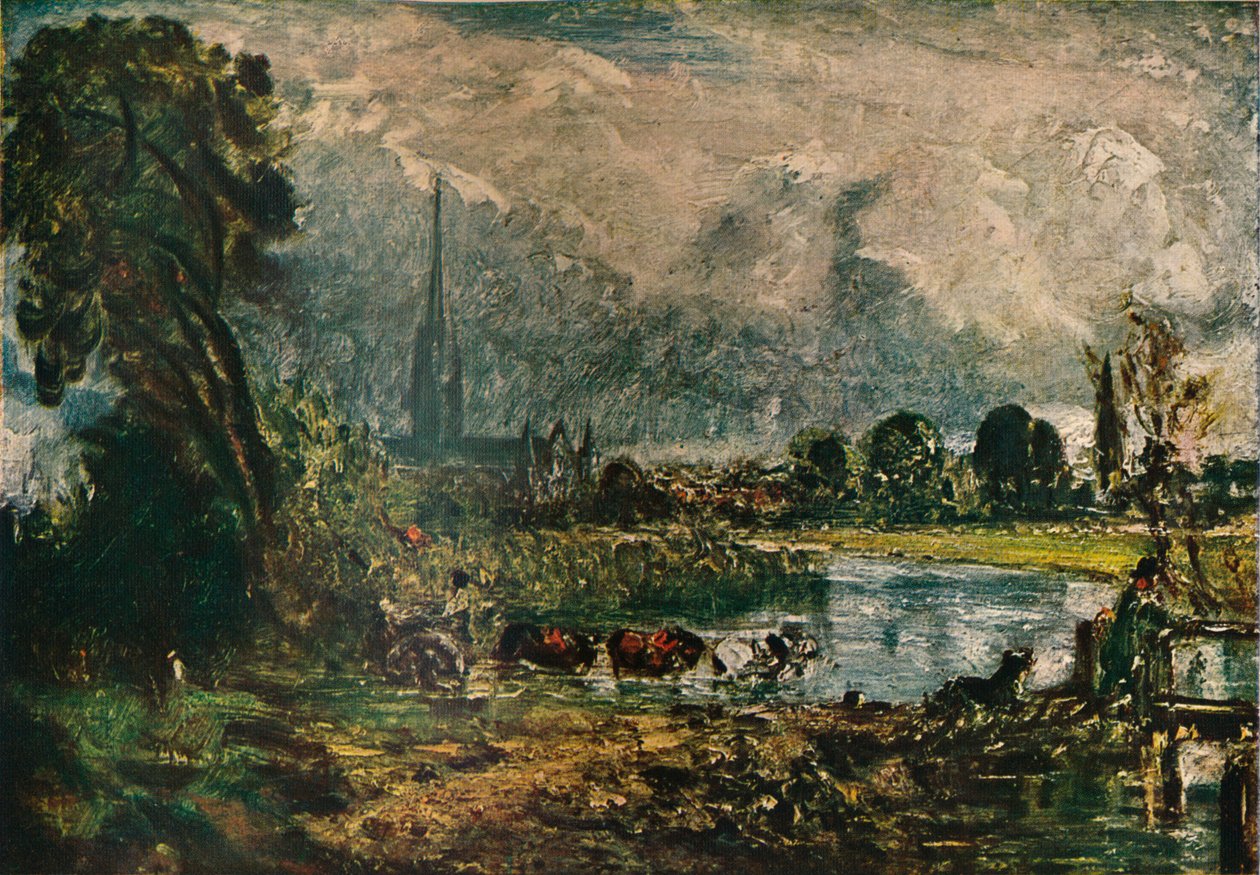 Cattedrale di Salisbury, c1829 da John Constable
