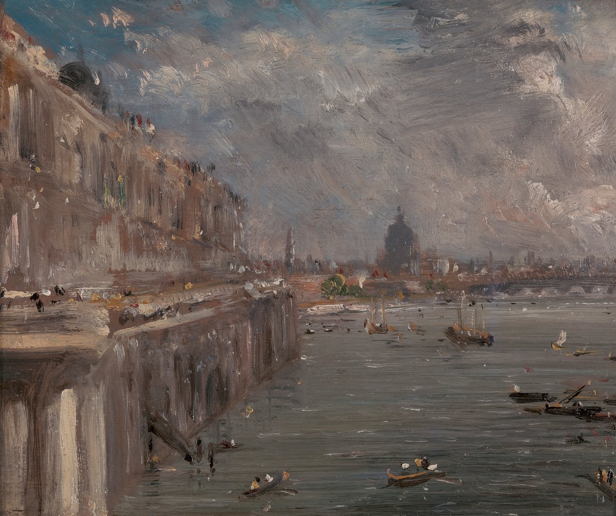 Terrazza di Somerset House dal Ponte di Waterloo da John Constable