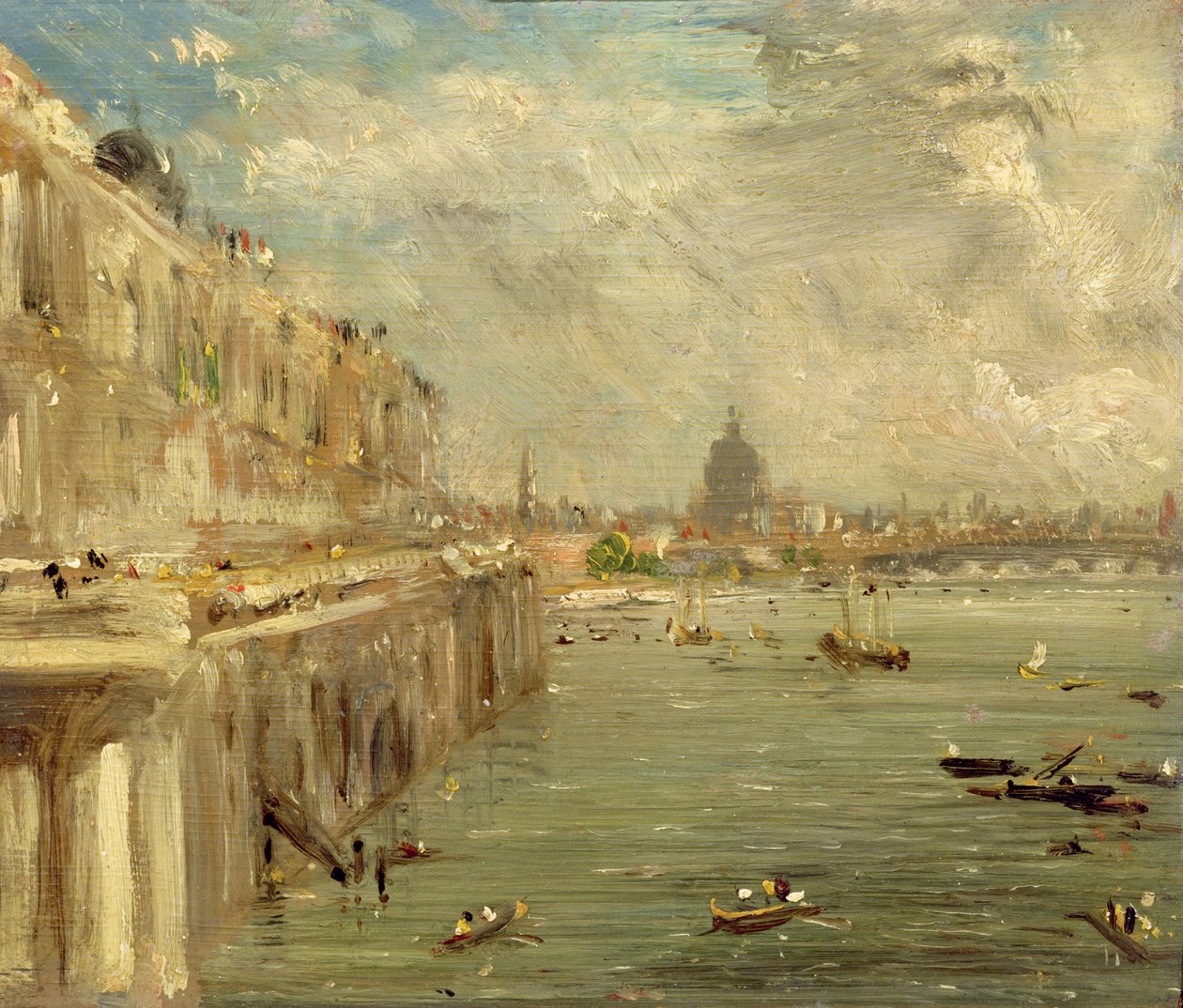 Terrazza di Somerset House dal Ponte di Waterloo da John Constable