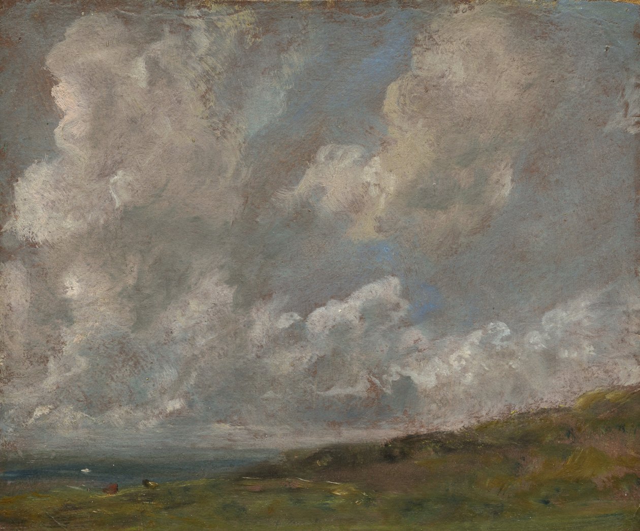 Studio di nuvole su un paesaggio, c.1821-22 da John Constable