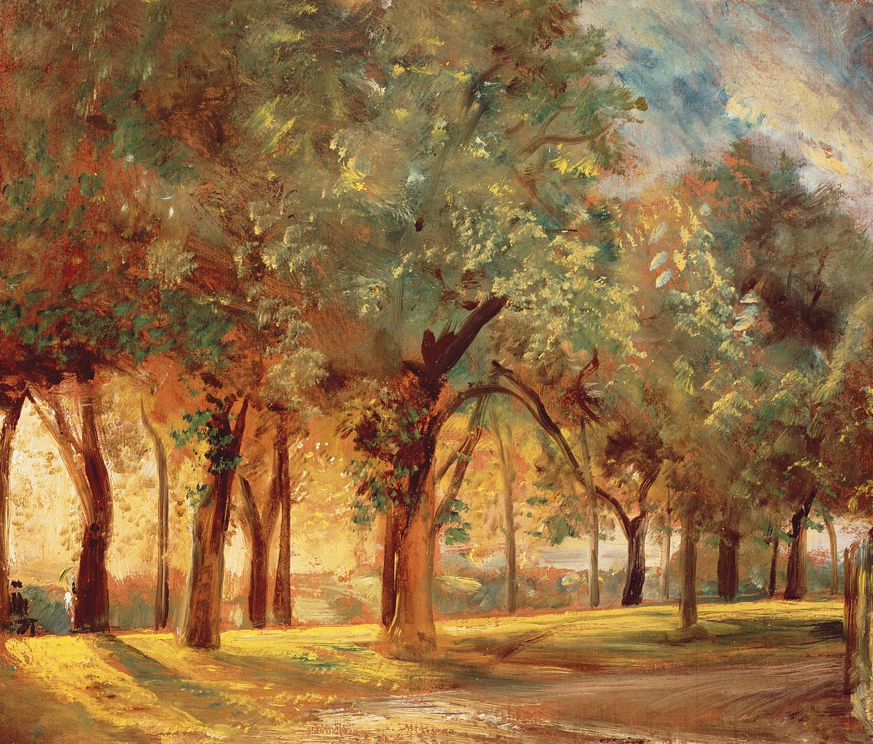 Il viale dei giudici, Hampstead, c. 1820 da John Constable