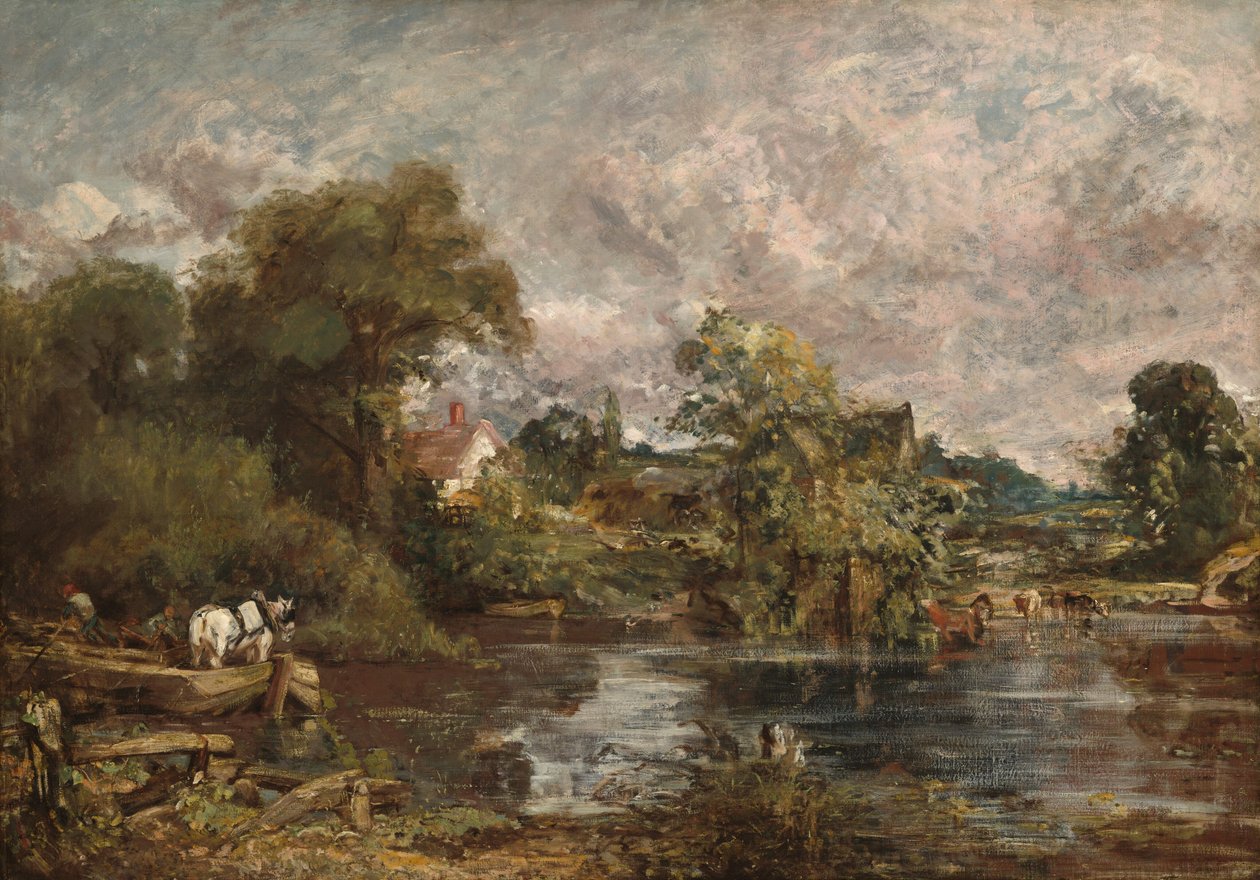 Il cavallo bianco, 1818-1819 da John Constable