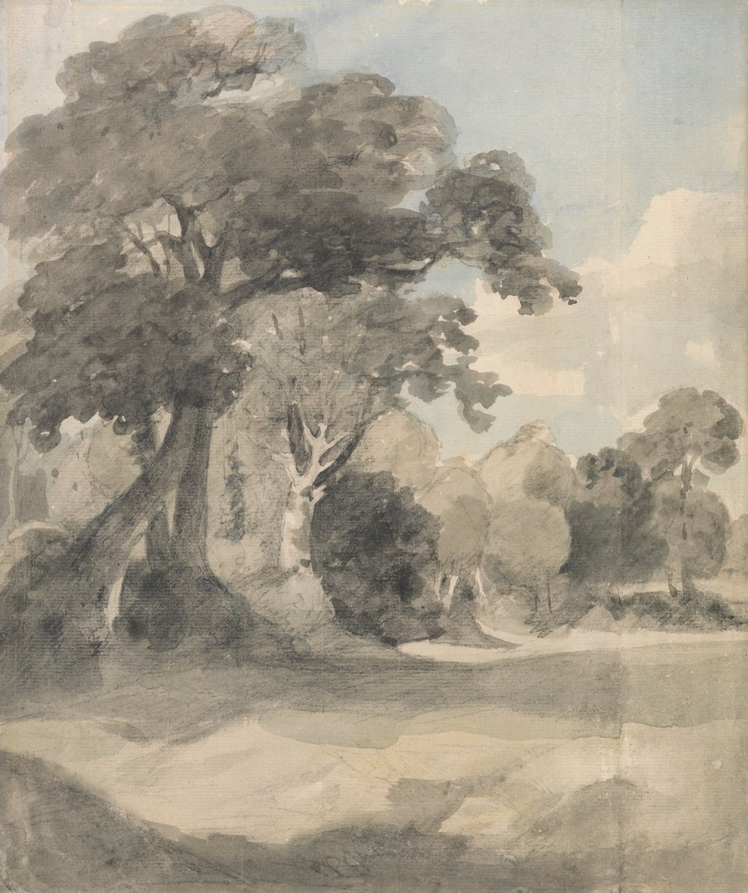 Alberi in un prato da John Constable