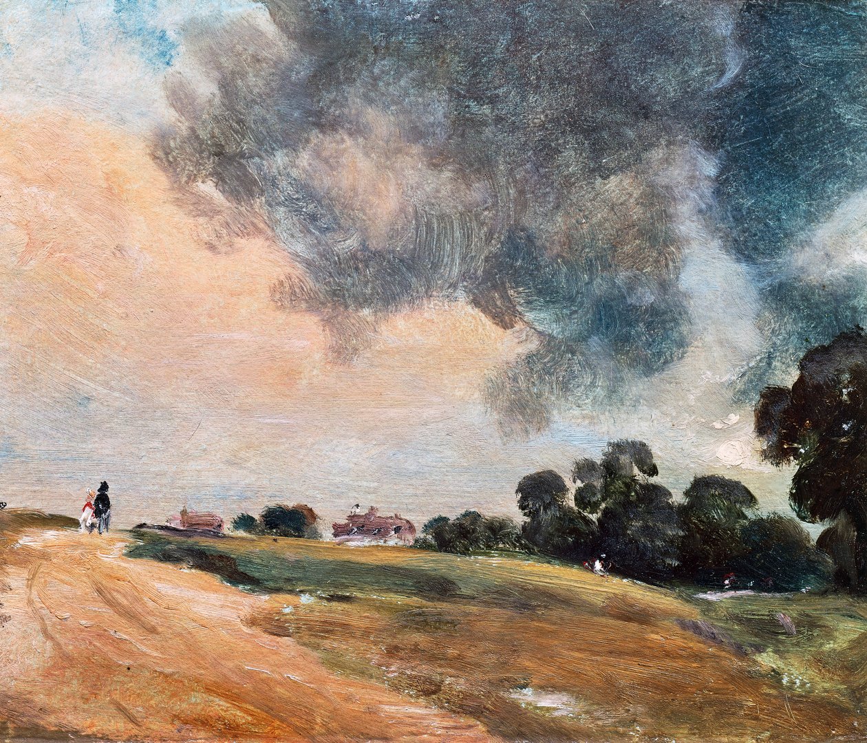 Veduta di Hampstead, guardando verso est da John Constable