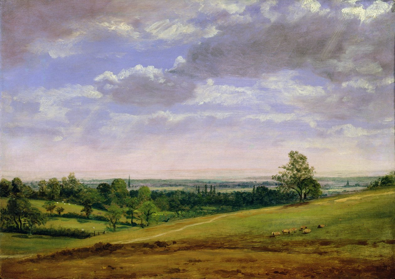 Veduta da Highgate Hill da John Constable