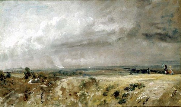 Veduta su Hampstead Heath da John Constable