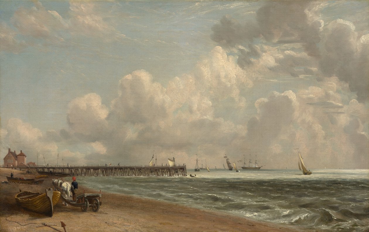 Molo di Yarmouth, c.1822-23 da John Constable