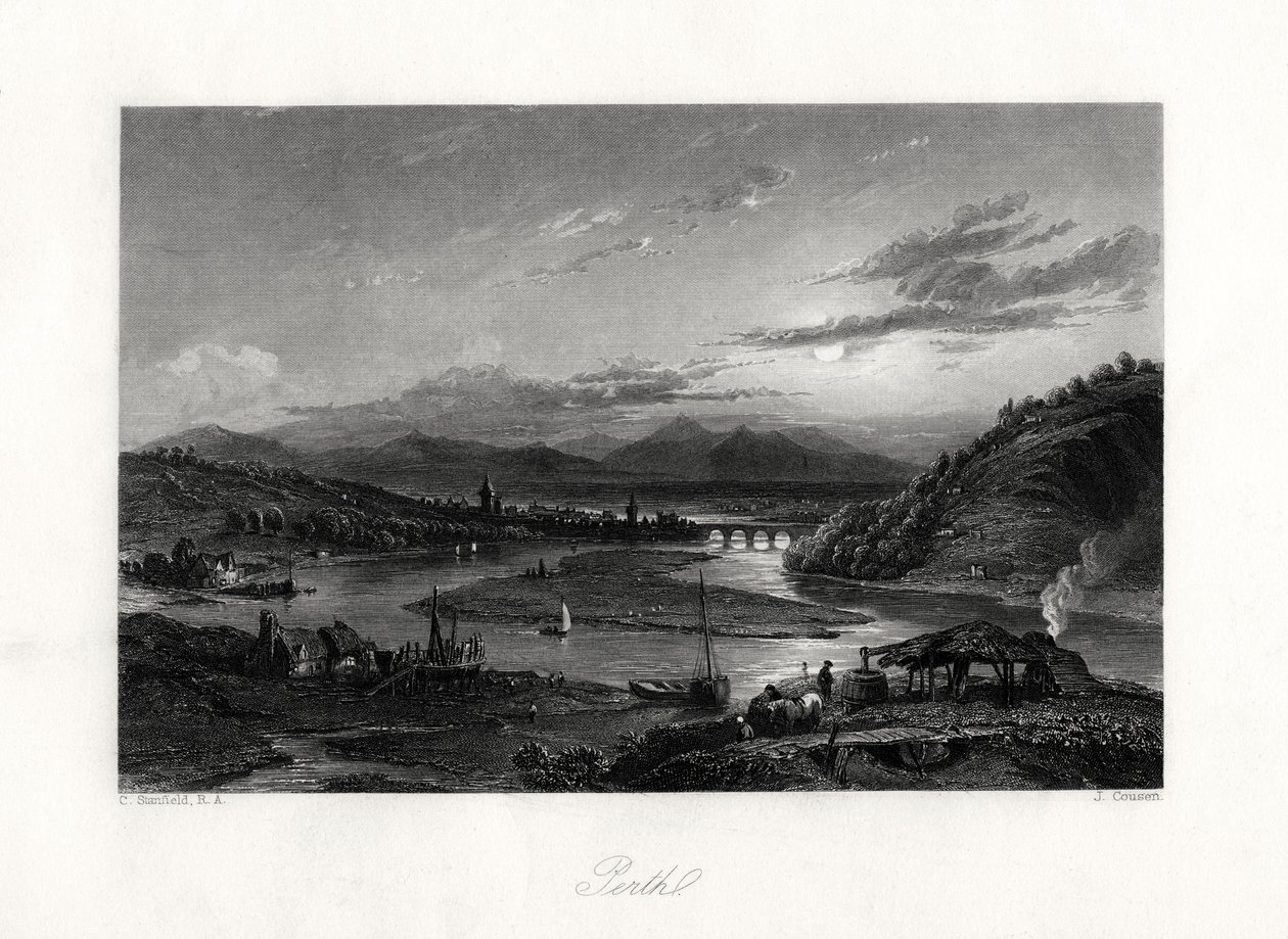 Perth, Australia, XIX secolo da John Cousen