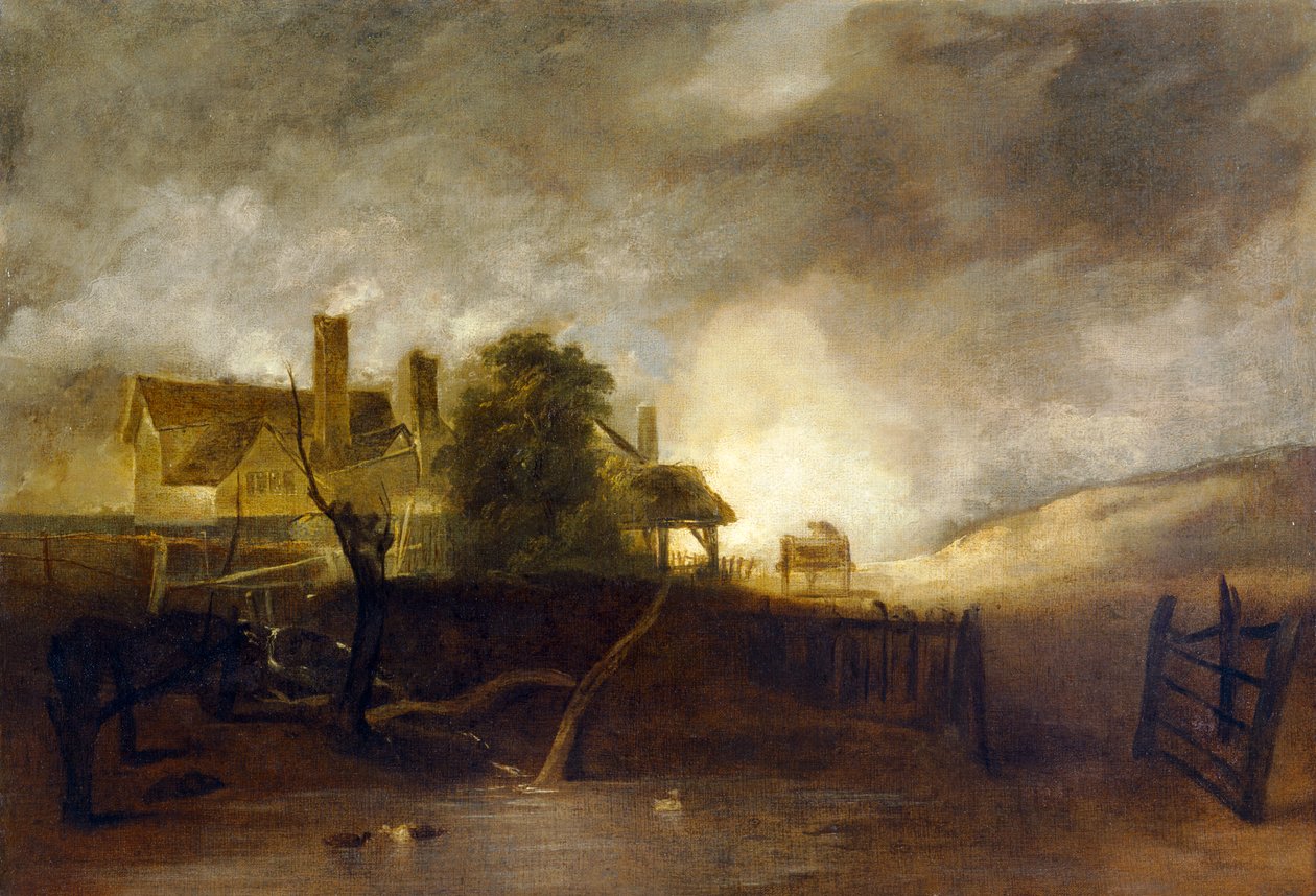 La fornace di calce, c.1805/06 da John Crome