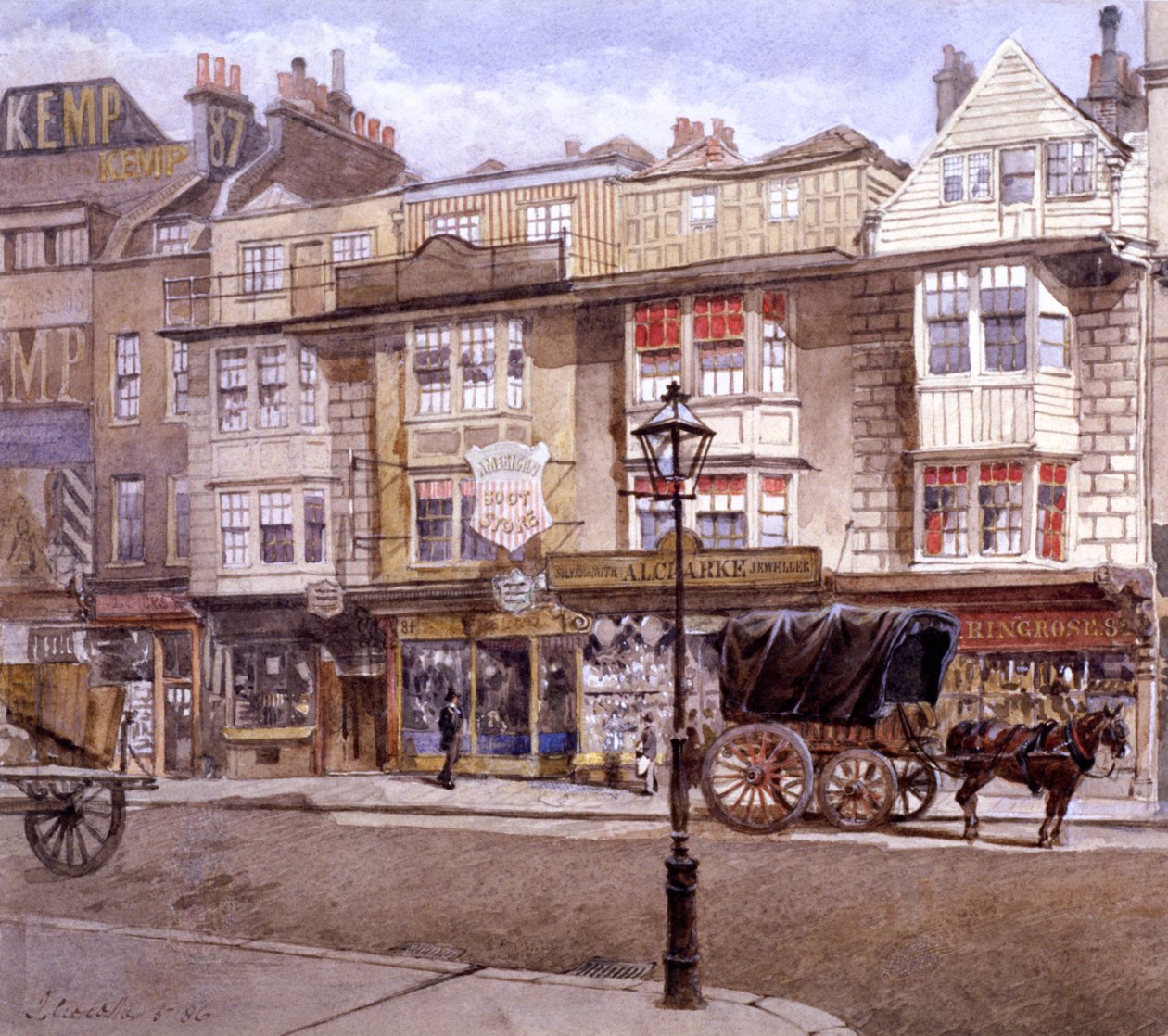 Bishopsgate Street, Londra da John Crowther