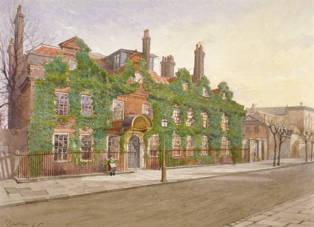 Fairfax House, High Street, Putney, Londra, 1887 da John Crowther