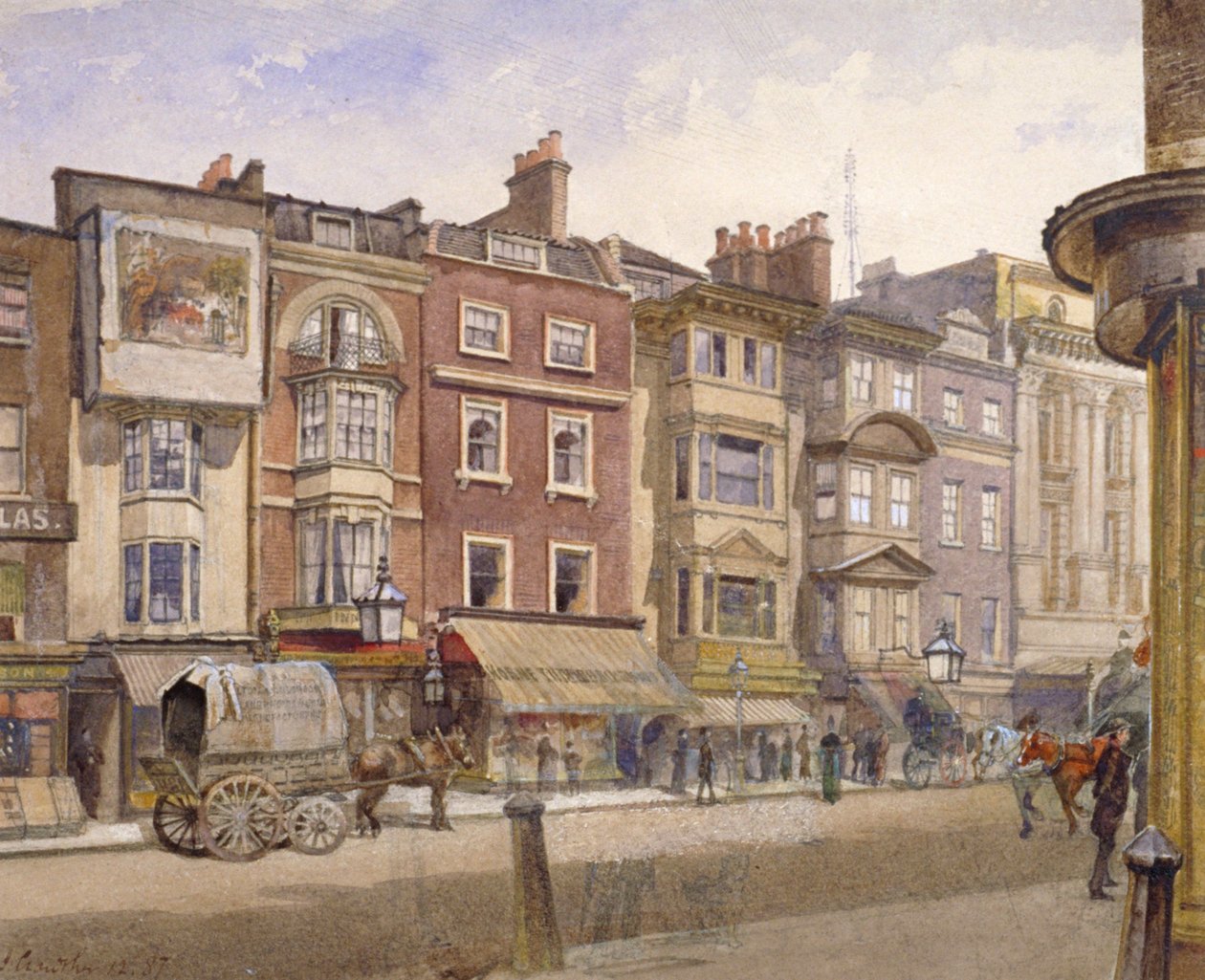 Nos 412-418 Strand, Westminster, Londra da John Crowther