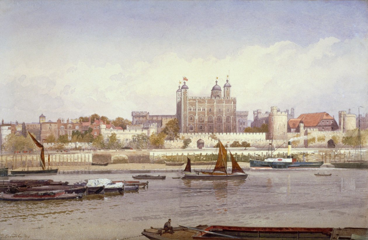 Torre di Londra, 1893 da John Crowther
