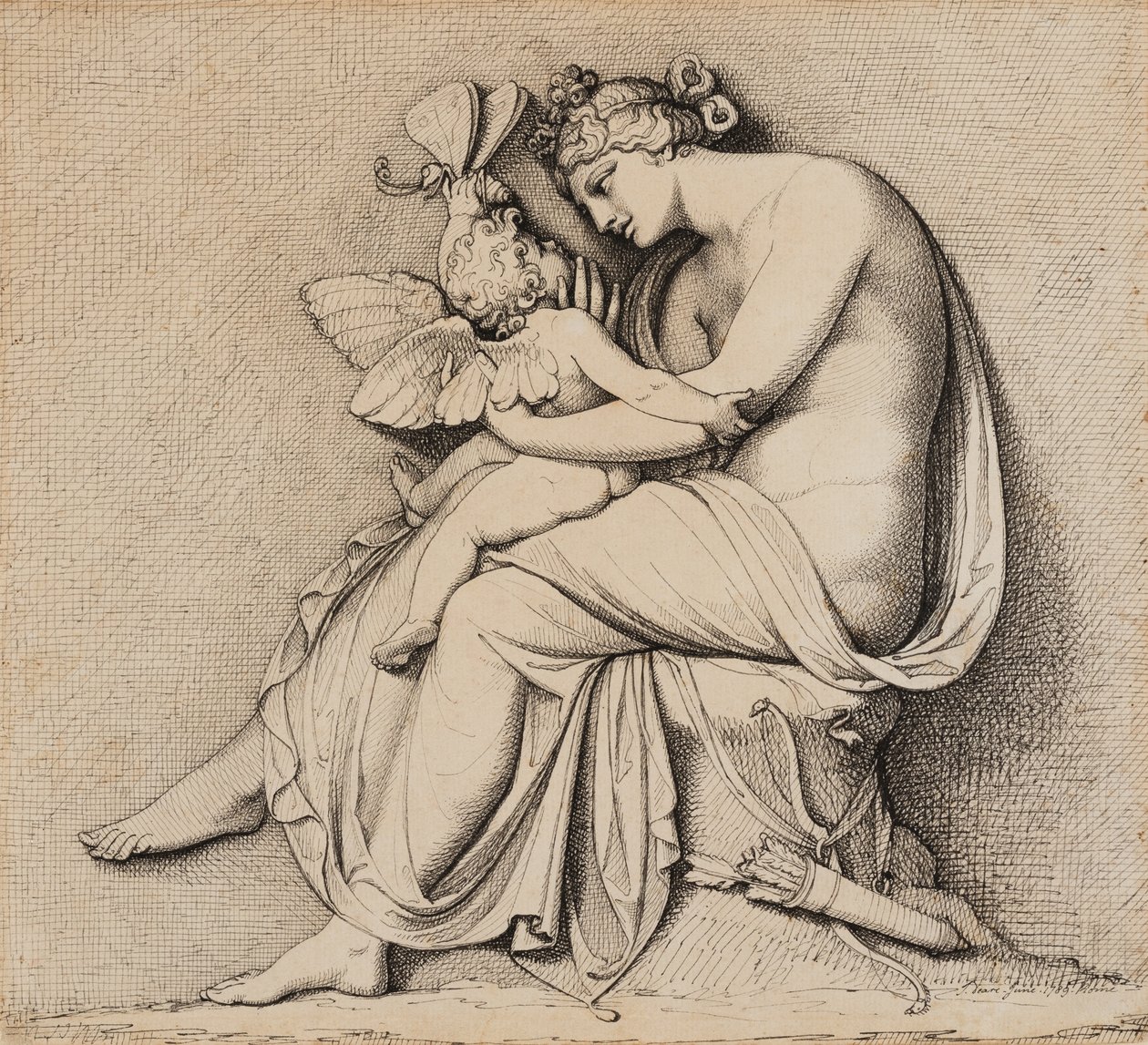 Venere e Cupido da John Deare
