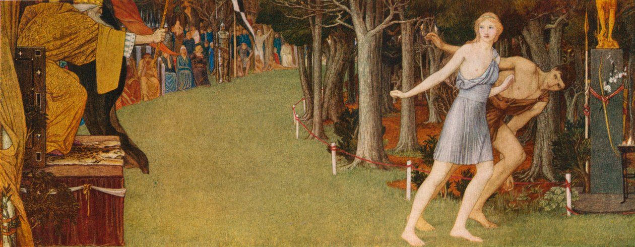 La corsa di Atalanta, 1922, 1923 da John Dickson Batten