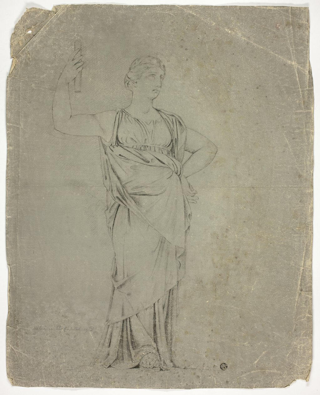 Statua Antica di Figura Femminile in Piedi da John Downman