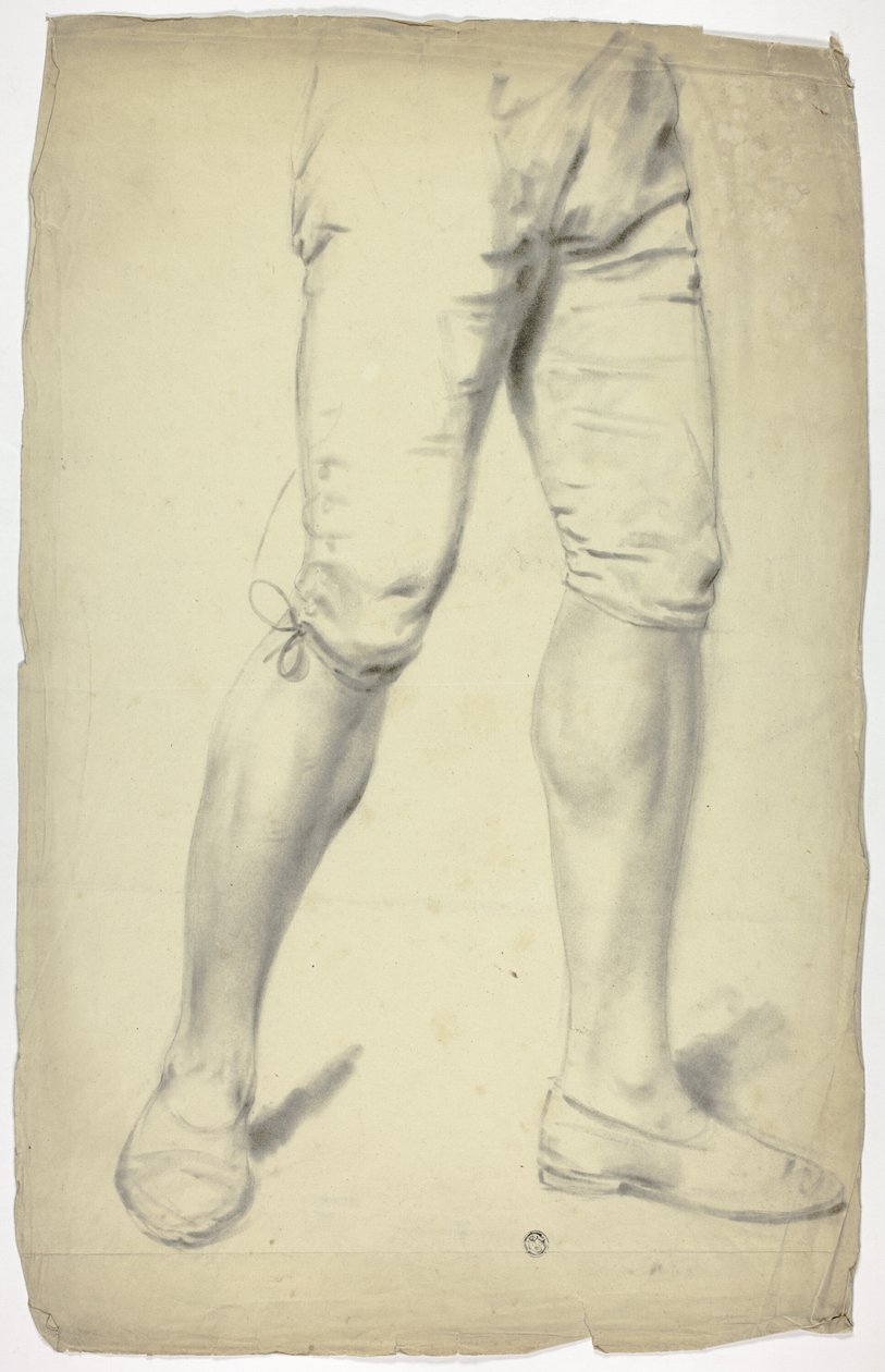 Gambe di ragazzo in mutande da John Downman