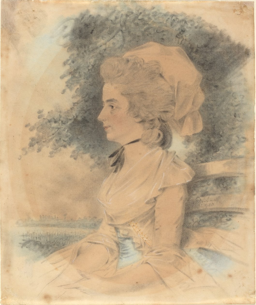 Signora George Mills da John Downman