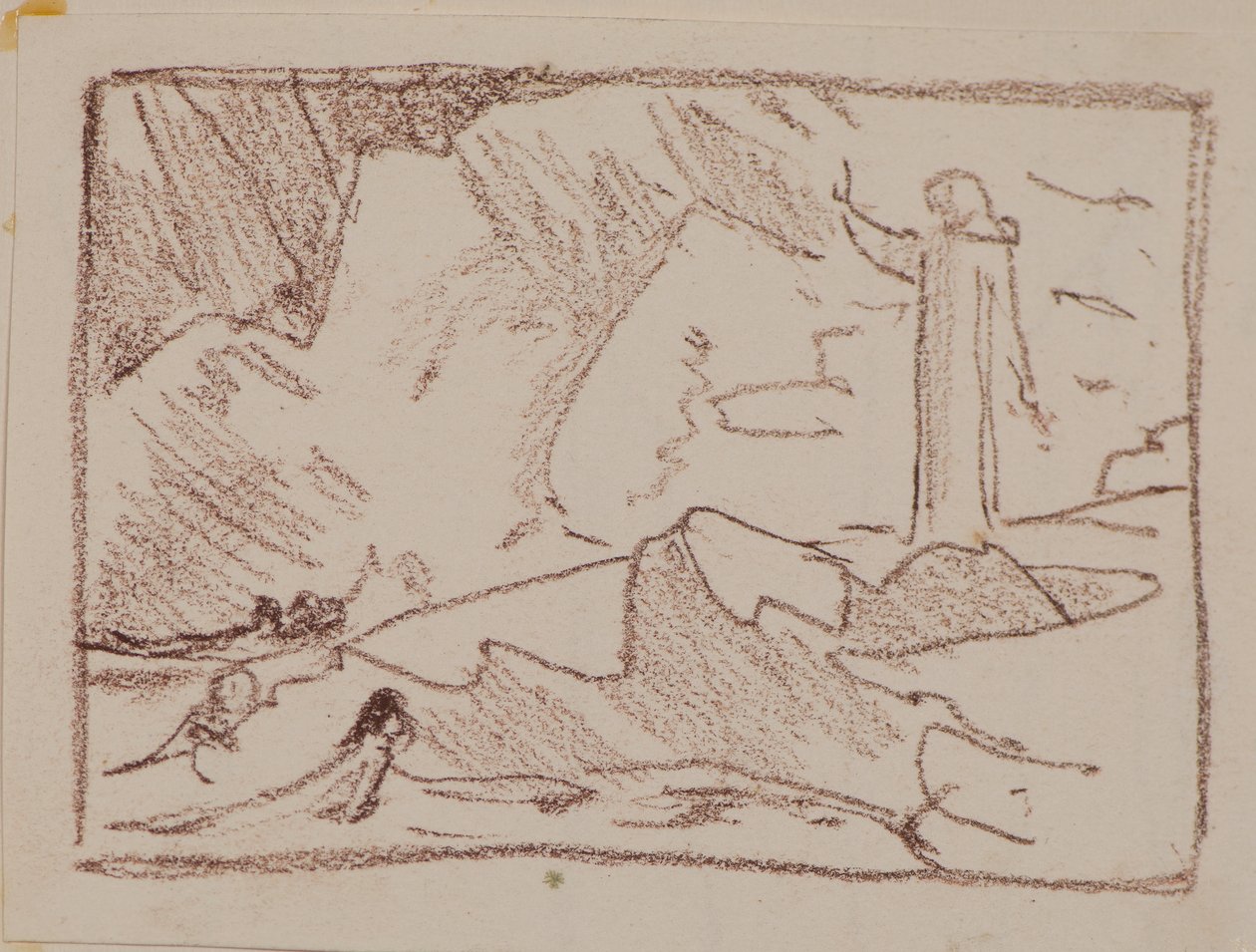 Columba benedice le sirene (matita) da John Duncan