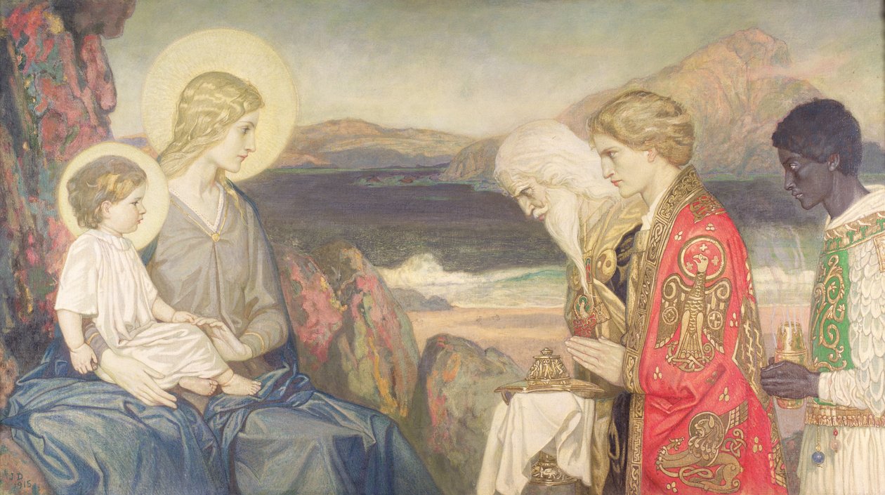 I Tre Magi, 1915 da John Duncan