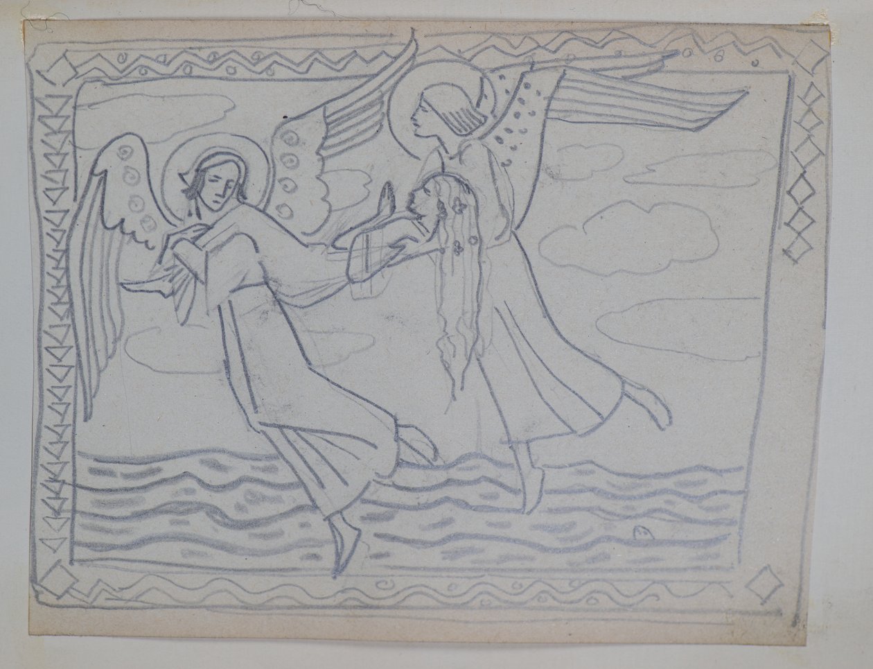 Senza titolo [Studio per Santa Brigida] da John Duncan