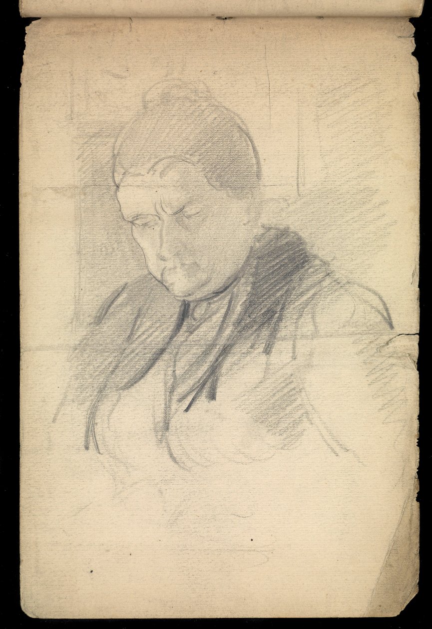 Ritratto di una donna, taccuino da John Everett